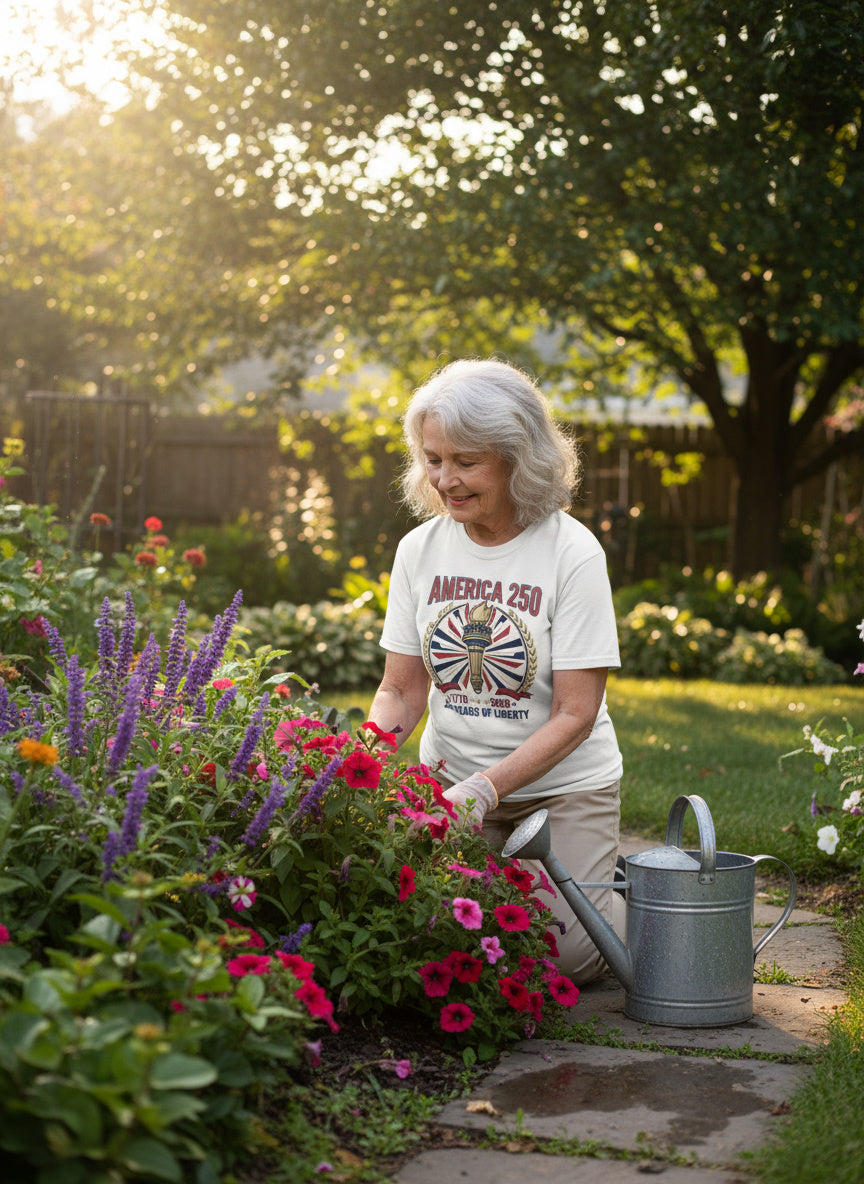 America 250 Anniversary T-Shirt | 1776–2026 Liberty Torch Design | Patriotic 250 Years of Freedom Tee