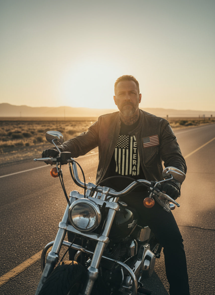 Veteran American Flag T‑Shirt – Patriotic Military Pride Tee