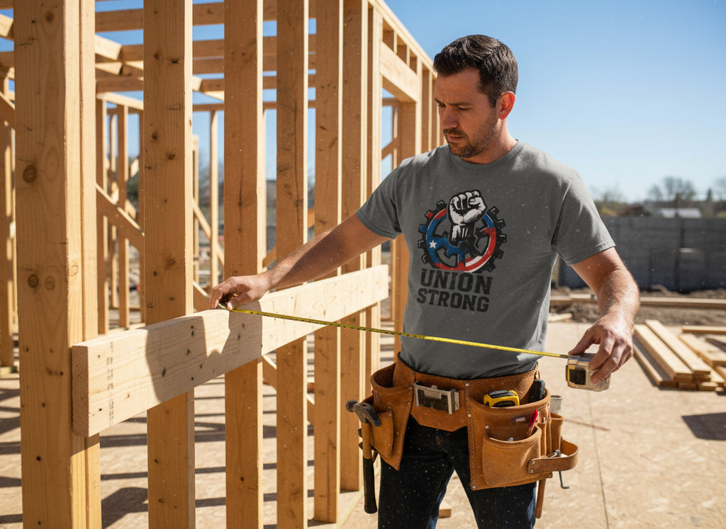 Union Strong T-Shirt – Patriotic Labor Pride Tee for Workers | American Union Support Shirt