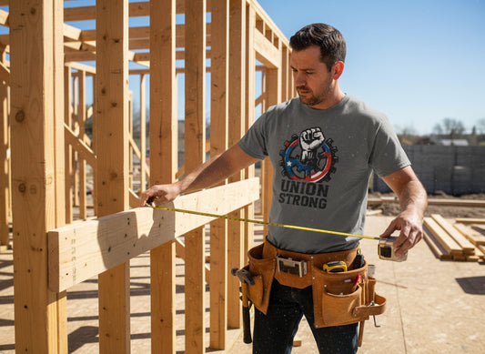 Union Strong T-Shirt – Patriotic Labor Pride Tee for Workers | American Union Support Shirt