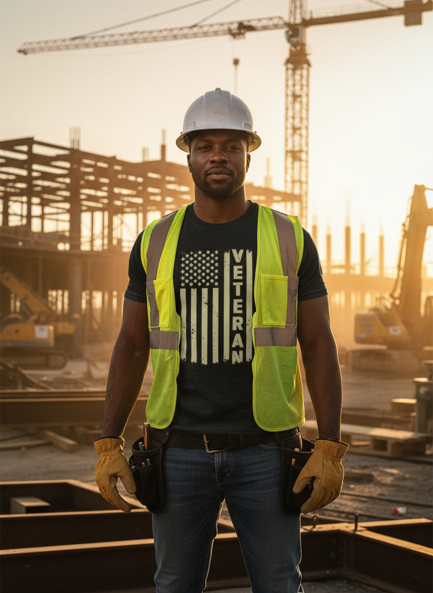 Veteran American Flag T‑Shirt – Patriotic Military Pride Tee