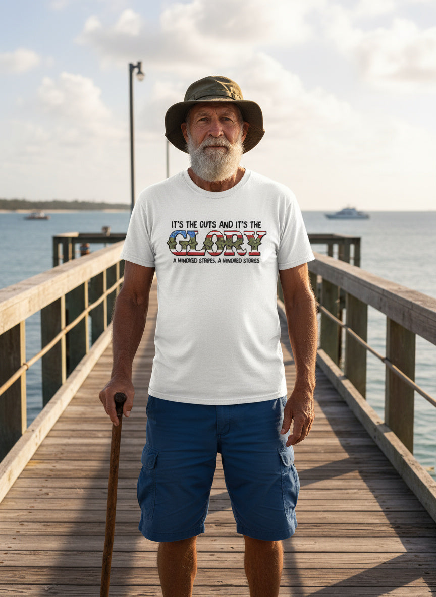 Guts and Glory T‑Shirt – Patriotic American Flag Tee