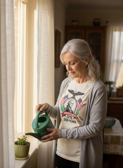 George Washington 250th Anniversary T-Shirt | 1776 Patriotic USA Tee | Father of a Nation Independence Day Shirt