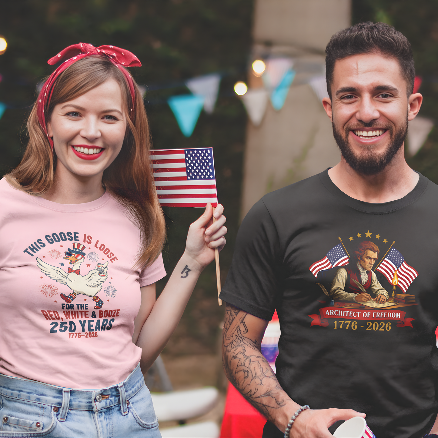 Architect of Freedom 250th Anniversary T-Shirt | 1776-2026 Patriotic Founding Fathers Tee | Semiquincentennial USA Independence Shirt