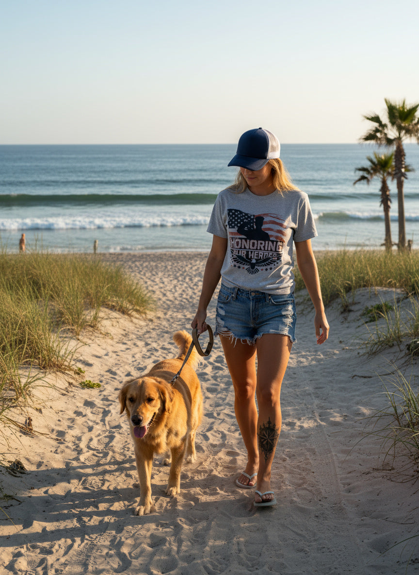 Honoring Our Heroes T‑Shirt – Patriotic Military Tribute Tee