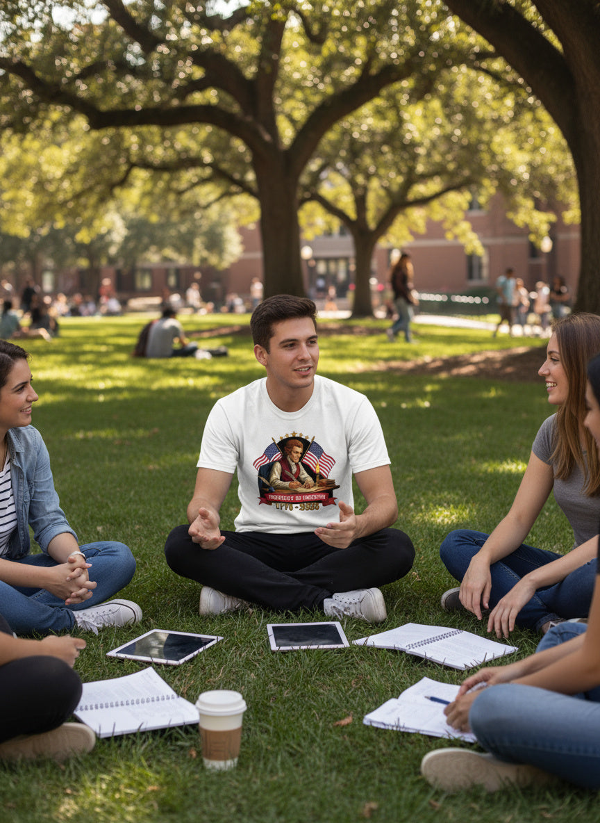 Architect of Freedom 250th Anniversary T-Shirt | 1776-2026 Patriotic Founding Fathers Tee | Semiquincentennial USA Independence Shirt