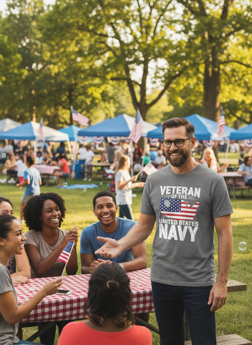 Veteran of the United States Navy T‑Shirt – Patriotic Military Service Tee